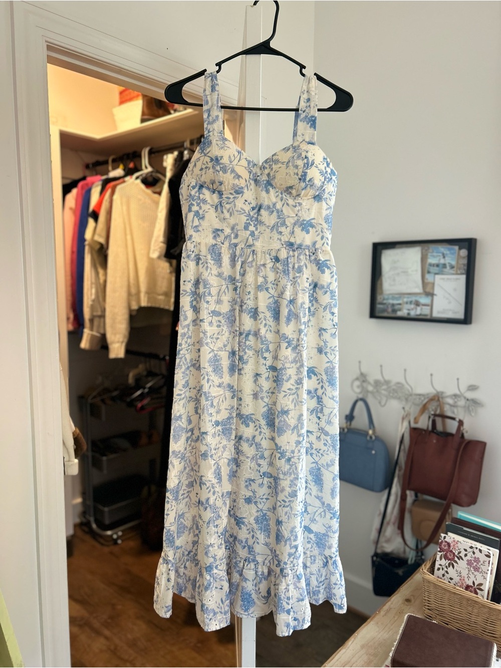 Pants Store Floral Midi Dress